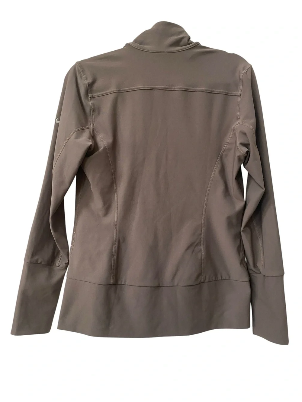 Nike Fit Dry Taupe Full Zip Jacket Womens M 8 10